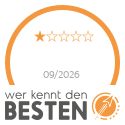 werkenntdenBESTEN Siegel mit der Bewertung 
